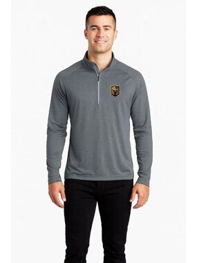 Levelwear Half Zip VGK Vegas Golden Knights Gray Pullover Mens Size Large
